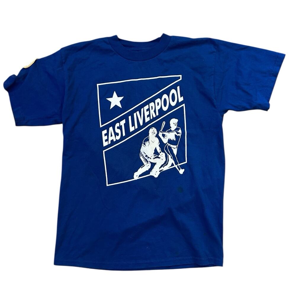 Vintage East Liverpool Alumn Medium T-Shirt Baseball Pony Embroidery Patch